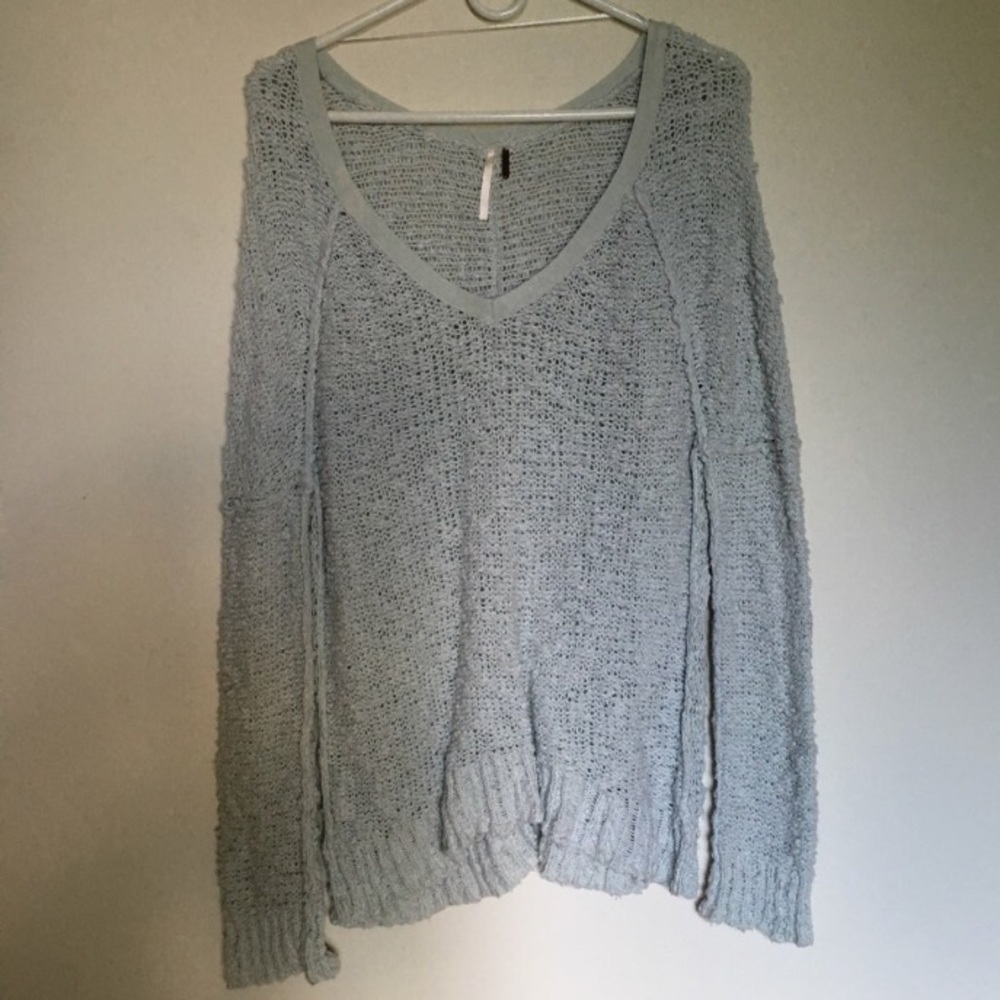 Light blue Free People sweater